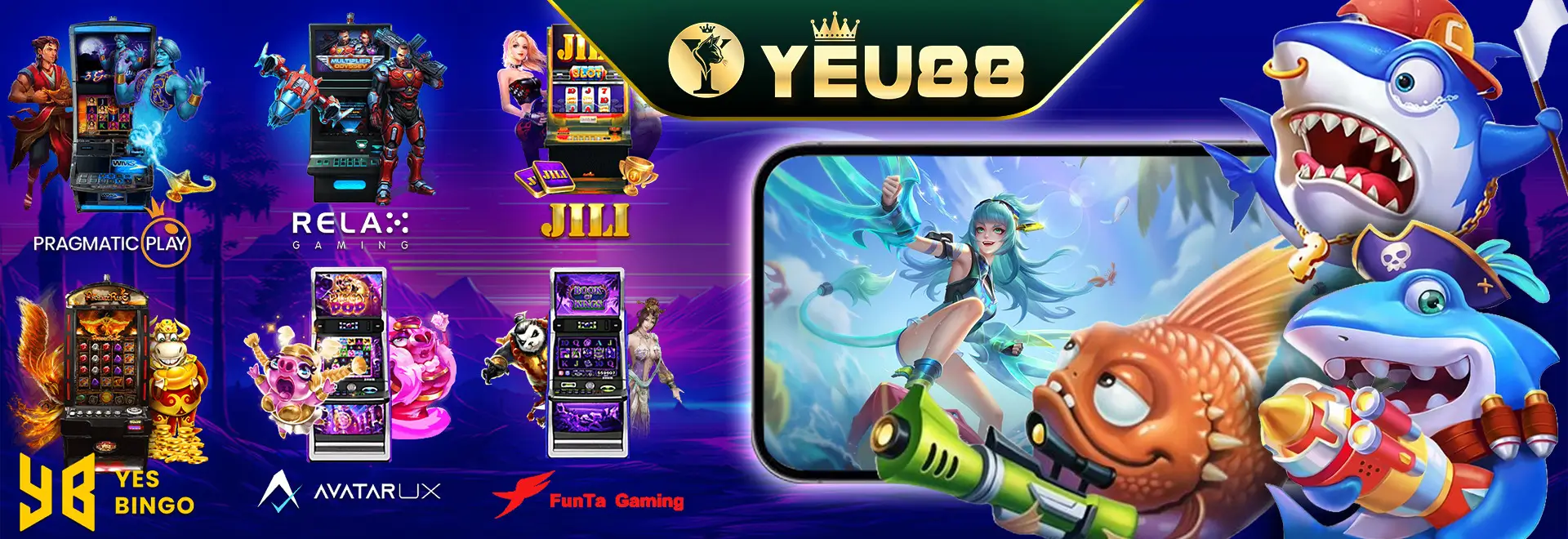 Yeu88 tổng hợp game slot